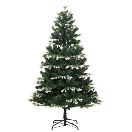 Artificial Hinged Christmas Tree with Flocked Snow 210 cm Artificial Hinged Christmas Tree with Flocked Snow 210 cm