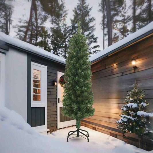 Slim Christmas Tree with Stand 270 cm PVC Slim Christmas Tree with Stand 270 cm PVC