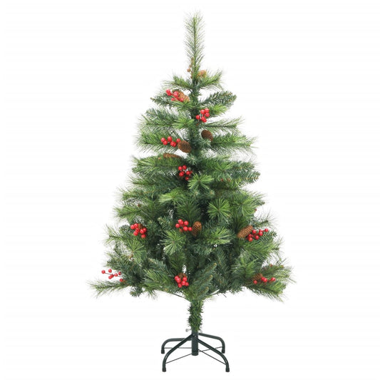 Artificial Hinged Christmas Tree with Cones and Berries 150 cm Artificial Hinged Christmas Tree with Cones and Berries 150 cm