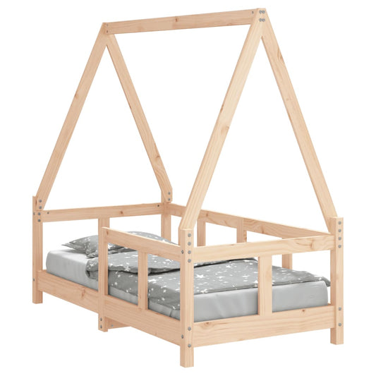 Kids Bed Frame 70x140 cm Solid Wood Pine Kids Bed Frame 70x140 cm Solid Wood Pine