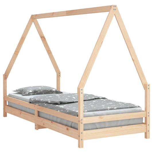 Kids Bed Frame 80x200 cm Solid Wood Pine Kids Bed Frame 80x200 cm Solid Wood Pine