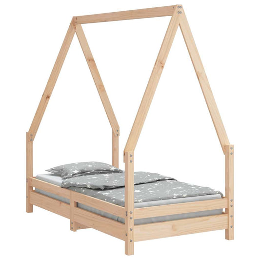 Kids Bed Frame 70x140 cm Solid Wood Pine Kids Bed Frame 70x140 cm Solid Wood Pine