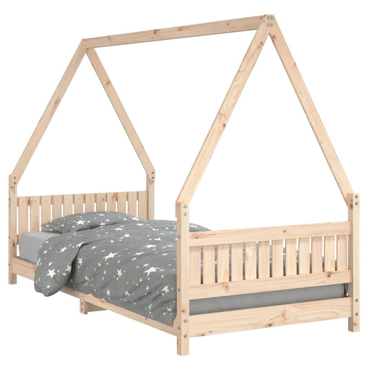 Kids Bed Frame 90x200 cm Solid Wood Pine Kids Bed Frame 90x200 cm Solid Wood Pine