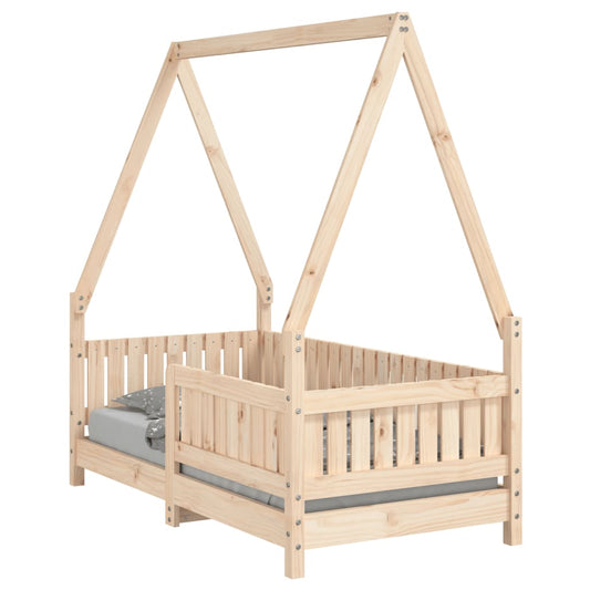 Kids Bed Frame 70x140 cm Solid Wood Pine Kids Bed Frame 70x140 cm Solid Wood Pine