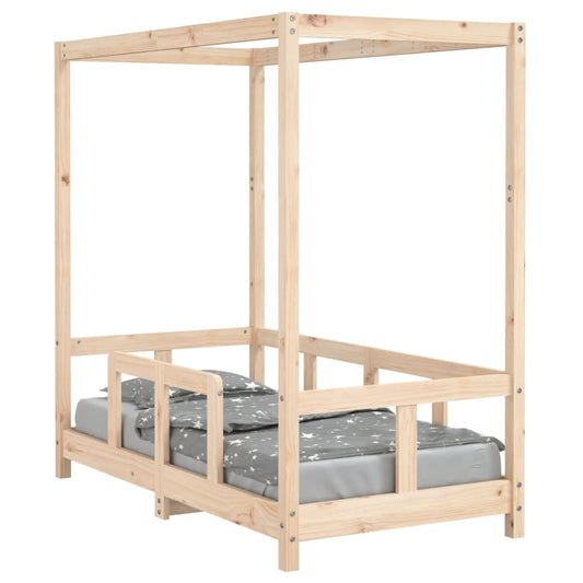 Kids Bed Frame 70x140 cm Solid Wood Pine Kids Bed Frame 70x140 cm Solid Wood Pine