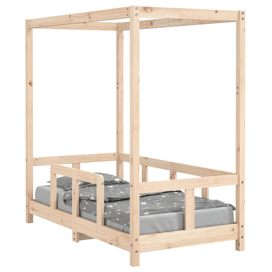 Kids Bed Frame 70x140 cm Solid Wood Pine Kids Bed Frame 70x140 cm Solid Wood Pine