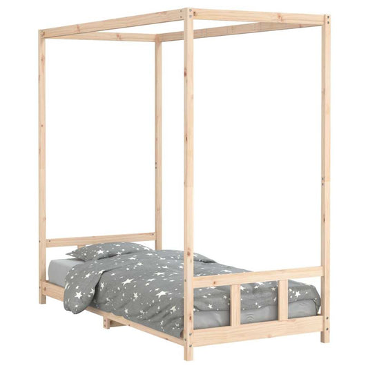 Kids Bed Frame 90x200 cm Solid Wood Pine Kids Bed Frame 90x200 cm Solid Wood Pine