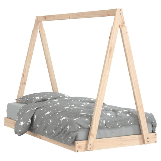 Kids Bed Frame 80x160 cm Solid Wood Pine Kids Bed Frame 80x160 cm Solid Wood Pine