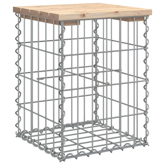 Garden Bench Gabion Design 33x31x42 cm Solid Wood Pine Garden Bench Gabion Design 33x31x42 cm Solid Wood Pine