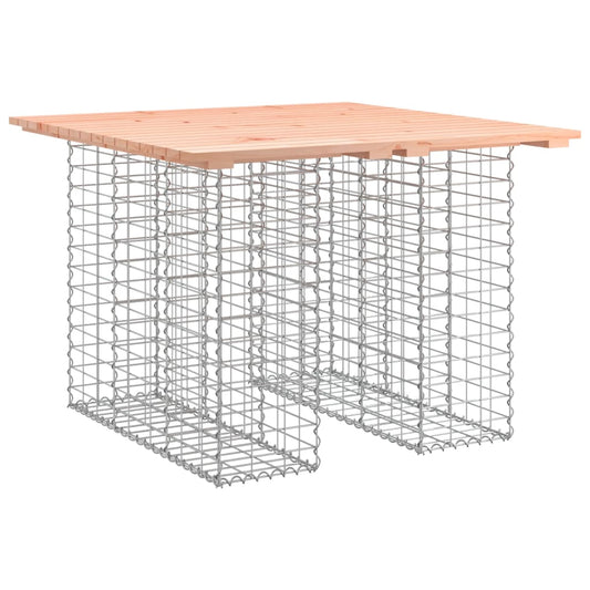 Garden Table Gabion Design 100x102x72 cm Solid Wood Douglas Garden Table Gabion Design 100x102x72 cm Solid Wood Douglas