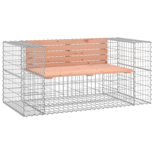 Garden Bench Gabion Design 143x71x65.5 cm Solid Wood Douglas Garden Bench Gabion Design 143x71x65.5 cm Solid Wood Douglas