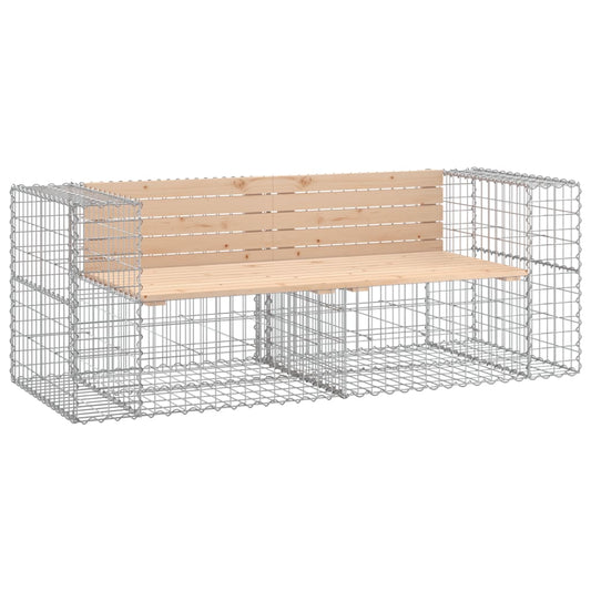 Garden Bench | Natural wood | Solid Pine wood, Galvanised steel Garden Bench | Natural wood | Solid Pine wood, Galvanised steel