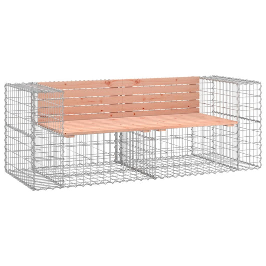 Garden Bench | Douglas wood colour, Grey metal base Garden Bench | Douglas wood colour, Grey metal base