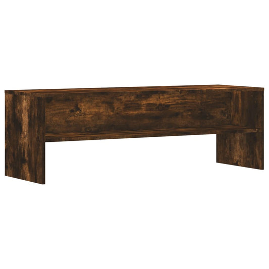 TV Cabinet Smoked Oak 120x40x40 cm Engineered Wood TV Cabinet Smoked Oak 120x40x40 cm Engineered Wood