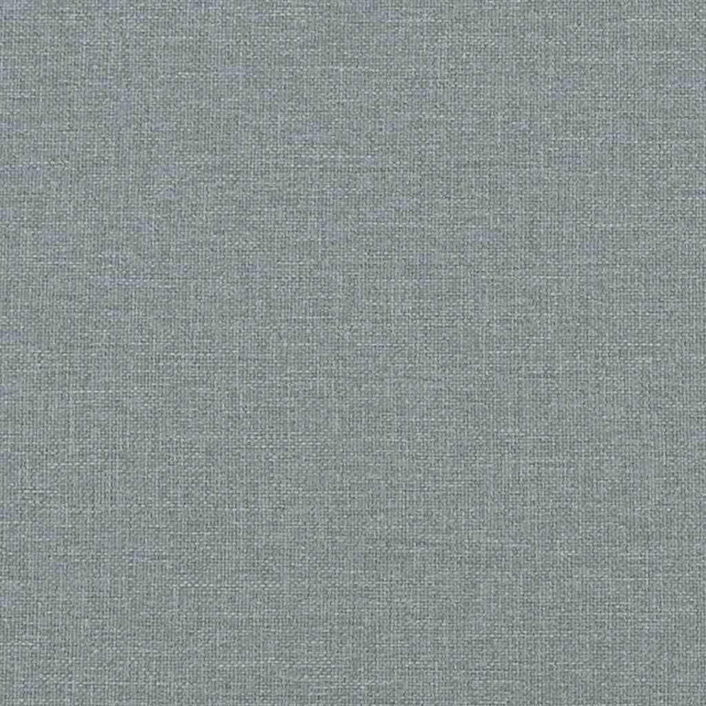 Daybed with Mattress Light Grey 90x190 cm Fabric