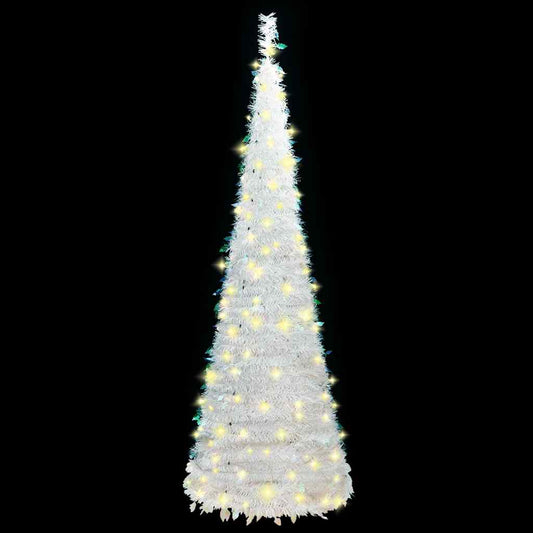 Artificial Christmas Tree Pop-up 200 LEDs White 210 cm Artificial Christmas Tree Pop-up 200 LEDs White 210 cm