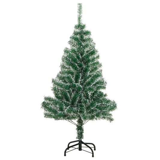 Artificial Christmas Tree with Flocked Snow Green 120 cm Artificial Christmas Tree with Flocked Snow Green 120 cm