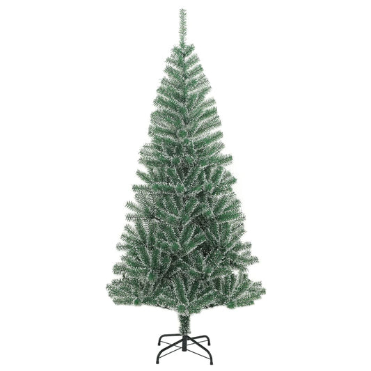Artificial Christmas Tree with Flocked Snow Green 210 cm Artificial Christmas Tree with Flocked Snow Green 210 cm