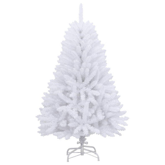 Artificial Hinged Christmas Tree with Stand White 150 cm Artificial Hinged Christmas Tree with Stand White 150 cm