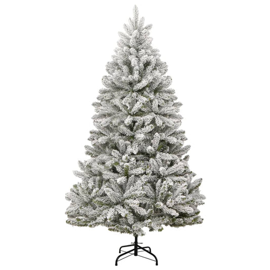 Artificial Hinged Christmas Tree with Flocked Snow 270 cm Artificial Hinged Christmas Tree with Flocked Snow 270 cm