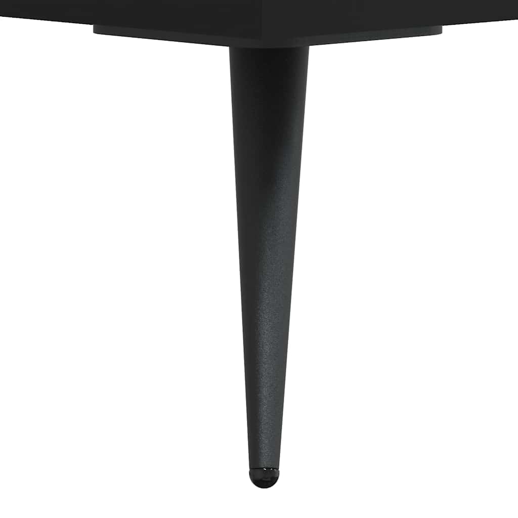 Highboard Black 69,5x34x180 cm Engineered Wood