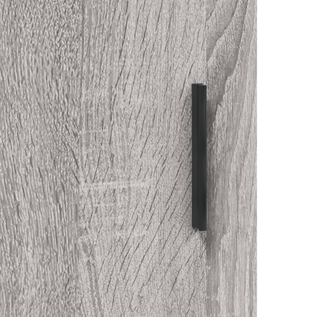 Highboard Grey Sonoma 34,5x34x180 cm Engineered Wood