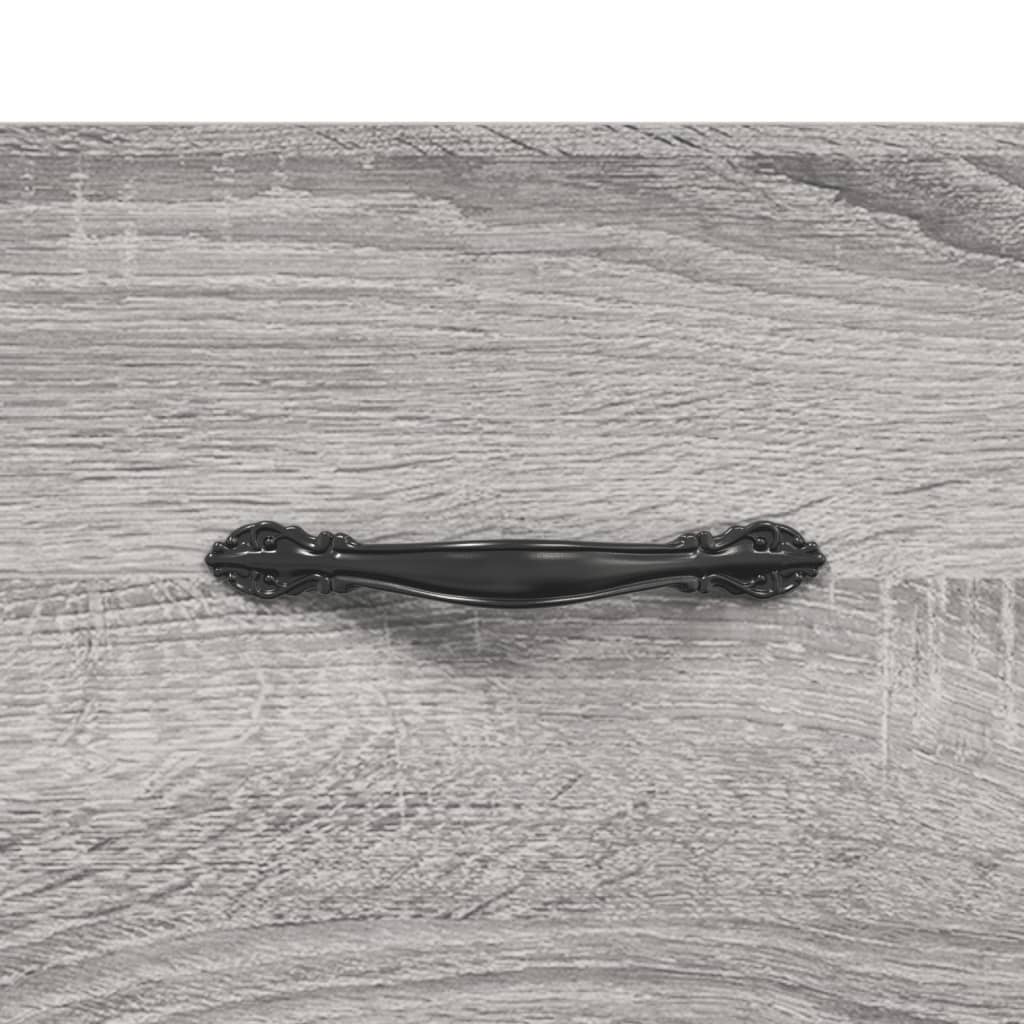 Highboard Grey Sonoma 34.5x34x180 cm Engineered Wood