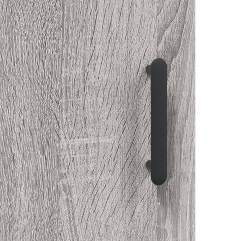 Highboard Grey Sonoma 34,5x34x180 cm Engineered Wood