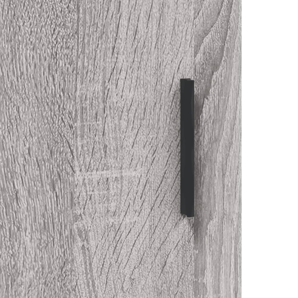 Highboard Grey Sonoma 34,5x34x180 cm Engineered Wood