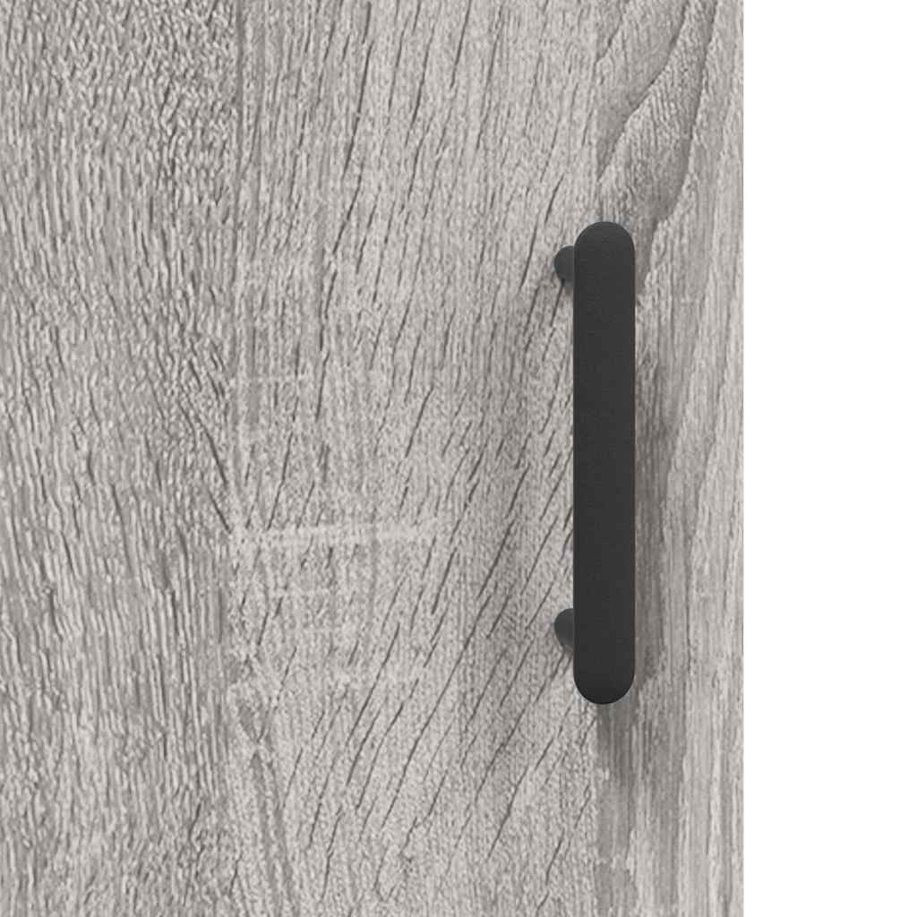 Highboard Grey Sonoma 34,5x34x180 cm Engineered Wood