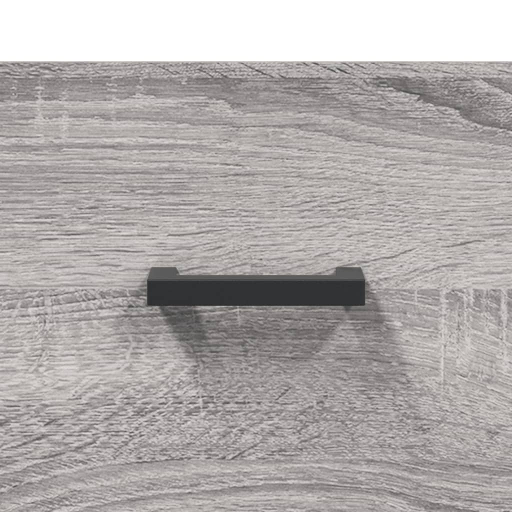 Highboard Grey Sonoma 69,5x34x180 cm Engineered Wood