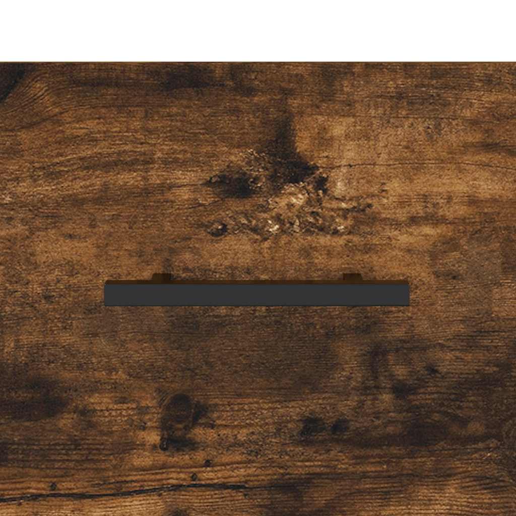 Highboard Smoked Oak 69.5x34x180 cm Engineered Wood
