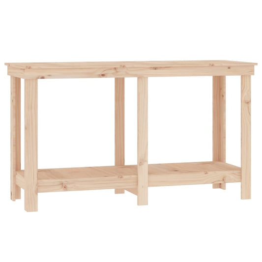 Work Bench 140x50x80 cm Solid Wood Pine Work Bench 140x50x80 cm Solid Wood Pine
