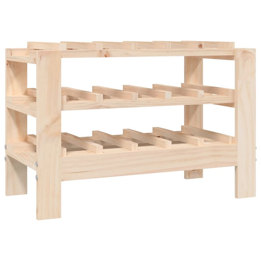 Wine Rack 61.5x30x42 cm Solid Wood Pine Wine Rack 61.5x30x42 cm Solid Wood Pine