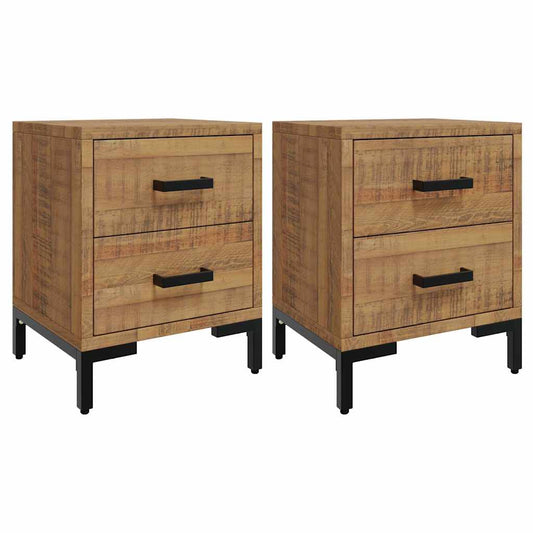 3120338 vidaXL Bedside Cabinets 2 pcs 36x30x45 cm Solid Wood Pine 3120338 vidaXL Bedside Cabinets 2 pcs 36x30x45 cm Solid Wood Pine