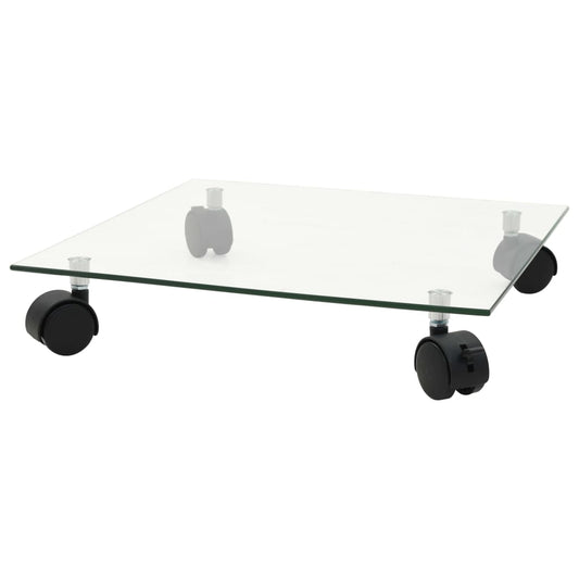 Plant Rollers 4 pcs 35x35 cm Tempered Glass Square Plant Rollers 4 pcs 35x35 cm Tempered Glass Square