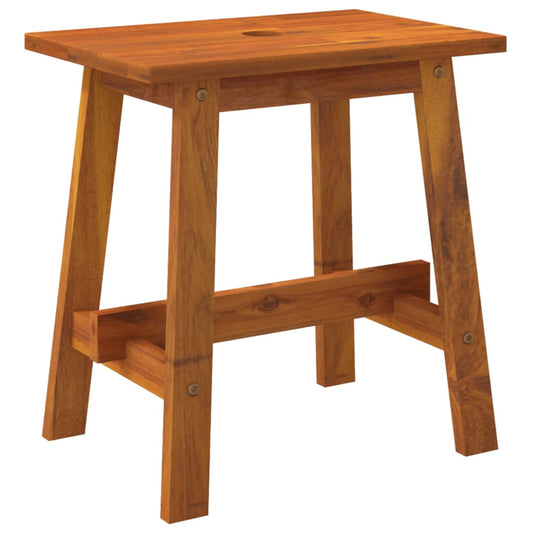 Stool 45x29x45 cm Rectangular Solid Wood Acacia Stool 45x29x45 cm Rectangular Solid Wood Acacia