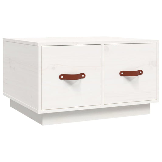 Coffee Table White 60x53x35 cm Solid Wood Pine Coffee Table White 60x53x35 cm Solid Wood Pine