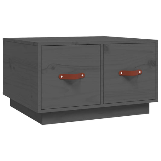 Coffee Table Grey 60x53x35 cm Solid Wood Pine Coffee Table Grey 60x53x35 cm Solid Wood Pine
