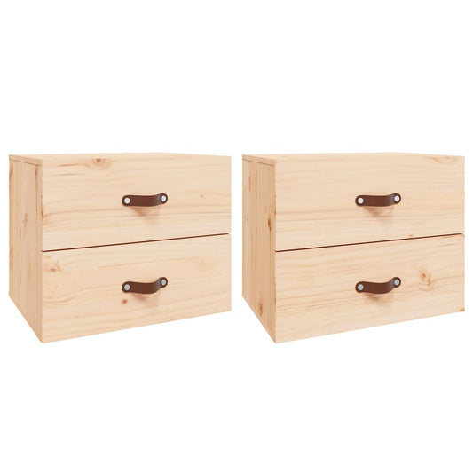 Wall-mounted Bedside Cabinets 2 pcs 50x36x40 cm Wall-mounted Bedside Cabinets 2 pcs 50x36x40 cm