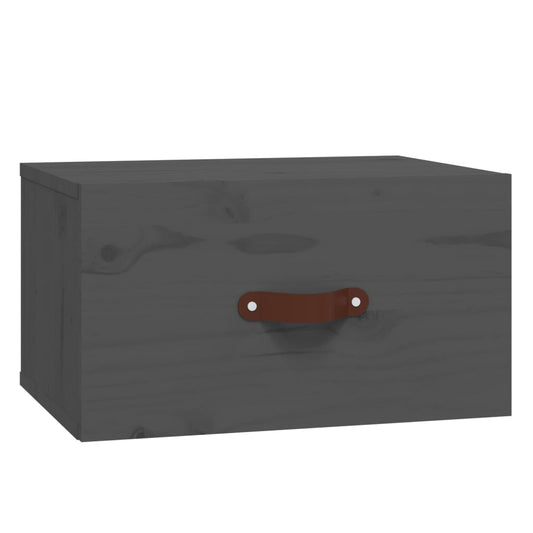 Wall-mounted Bedside Cabinet Grey 40x29.5x22 cm Wall-mounted Bedside Cabinet Grey 40x29.5x22 cm