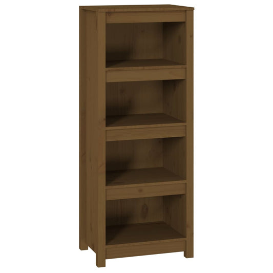 Book Cabinet Honey Brown 50x35x125.5 cm Solid Wood Pine Book Cabinet Honey Brown 50x35x125.5 cm Solid Wood Pine