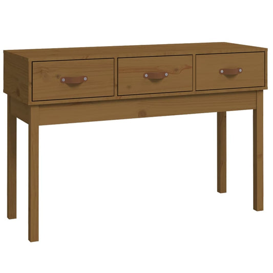 Console Table Honey Brown 114x40x75 cm Solid Wood Pine Console Table Honey Brown 114x40x75 cm Solid Wood Pine