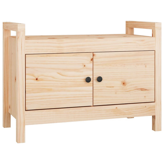 Hall Bench 80x40x60 cm Solid Wood Pine Hall Bench 80x40x60 cm Solid Wood Pine
