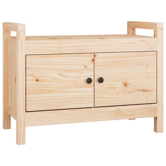 Hall Bench 80x40x60 cm Solid Wood Pine Hall Bench 80x40x60 cm Solid Wood Pine