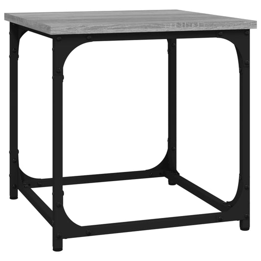 Side Table Grey Sonoma 40x40x40 cm Engineered Wood Side Table Grey Sonoma 40x40x40 cm Engineered Wood