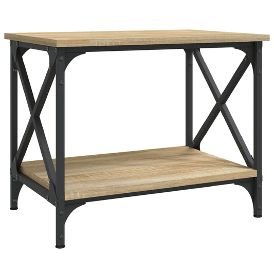 Side Table Sonoma Oak 55x38x45 cm Engineered Wood Side Table Sonoma Oak 55x38x45 cm Engineered Wood