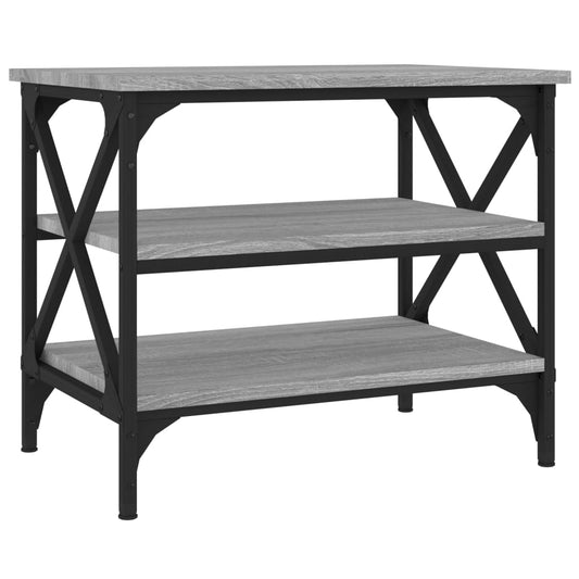 Side Table Grey Sonoma 55x38x45 cm Engineered Wood Side Table Grey Sonoma 55x38x45 cm Engineered Wood