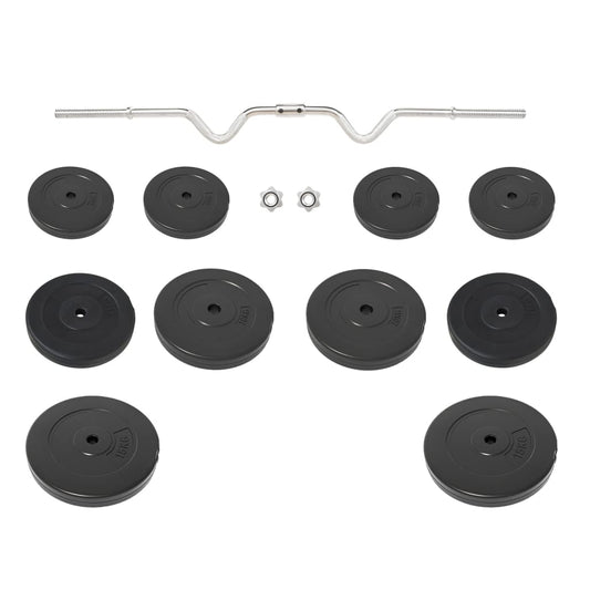 Curl Barbell with Plates 90 kg Curl Barbell with Plates 90 kg