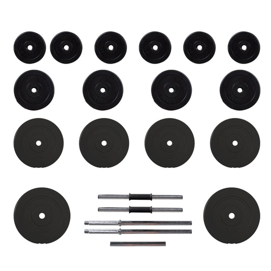 Barbell and Dumbbell with Plates 60 kg Barbell and Dumbbell with Plates 60 kg